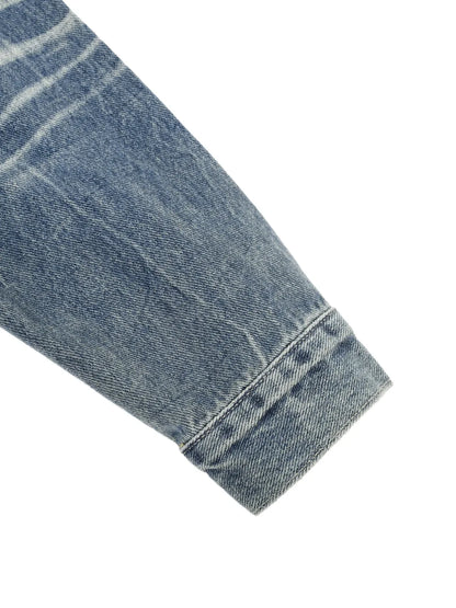 CR38 Vintage Wash Zip Up Denim Jacket
