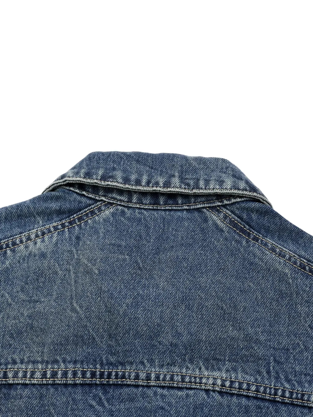 CR38 Vintage Wash Zip Up Denim Jacket